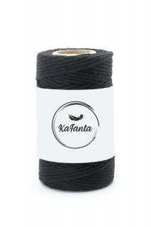 Macrame priadza KaFanta PREMIUM 2mm/50m - black