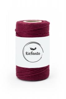 Macrame priadza KaFanta PREMIUM 2mm/50m - burgundy