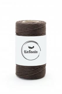 Macrame priadza KaFanta PREMIUM 2mm/50m - chocolate