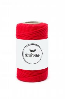 Macrame priadza KaFanta PREMIUM 2mm/50m - classic red