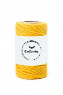 Macrame priadza KaFanta PREMIUM 2mm/50m - classic yellow