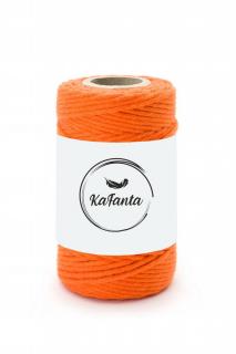 Macrame priadza KaFanta PREMIUM 2mm/50m - orange