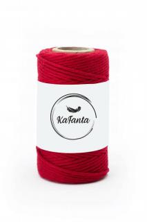 Macrame priadza KaFanta PREMIUM 2mm/50m - red wine