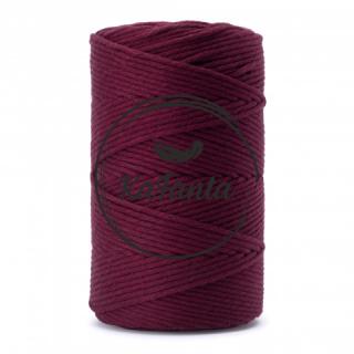 Macrame priadza KaFanta PREMIUM 3mm/100m - burgundy