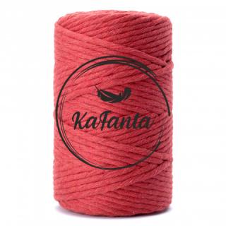 Macrame priadza KaFanta PREMIUM 3mm/100m - cherry red