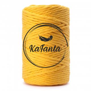 Macrame priadza KaFanta PREMIUM 3mm/100m - classic yellow