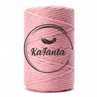 Macrame priadza KaFanta PREMIUM 5mm/100m - coral pink
