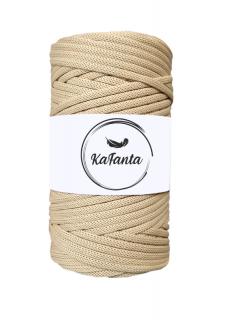 Polyesterová priadza plochá 3mm/100m cappuccino