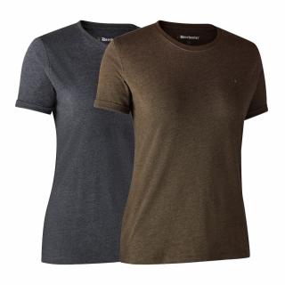 DEERHUNTER Ladies Basic 2-pack T-Shirt - dámske tričká dvojbalenie Veľkosť: 36