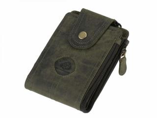 GREENBURRY 324 kožená peňaženka zelená