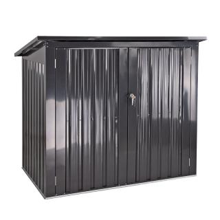 Kovový box na smetné nádoby 154x97x115/133 cm DMB2