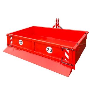 Zadný prepravný kontajner s hydraulikou 220x125x40 cm