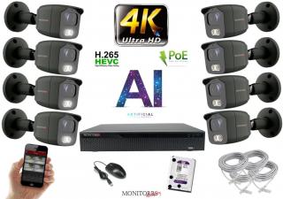 Monitorrs Security 4K IP 8 kamerový set 8 Mpix GTube (6379K8) (Monitorrs Security)