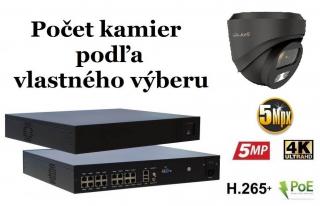 Monitorrs Security AI IP kamerový set 5 Mpix GDome (6371K8+) (Monitorrs Security)