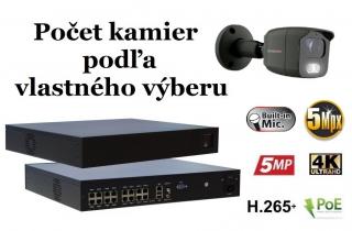 Monitorrs Security AI IP kamerový set 5 Mpix GTube + Mic (6373AK8+) (Monitorrs Security)