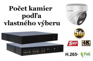 Monitorrs Security AI IP kamerový set 5 Mpix WDome (6370K8+) (Monitorrs Security)