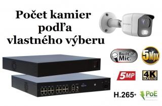 Monitorrs Security AI IP kamerový set 5 Mpix WTube + Mic (6372AK8+) (Monitorrs Security)