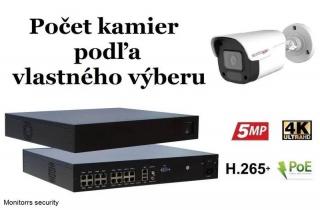 Monitorrs Security IP kamerový set 2 Mpix WTube Plast (6023K8+) (Monitorrs Security)