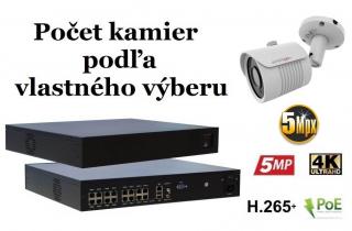 Monitorrs Security IP kamerový set 5 Mpix WTube (6082K8+) (Monitorrs Security)