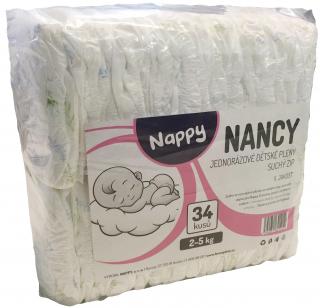 Detské plienky Nancy 2-5 kg ​​34 ks