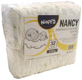Detské plienky Nancy 3-6 kg 32 ks