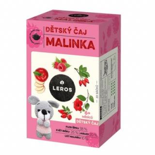 Dětský čaj Leros Malinka 20 x 2 g