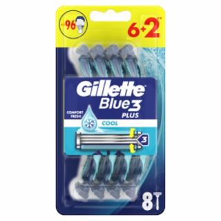 Gillette Blue3 Cool Pánske holítka 6+2 ks