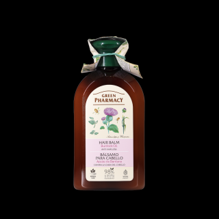 Green Pharmacy Balzam proti vypadávaniu vlasov Lopúchový olej 300 ml