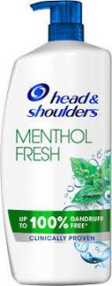 Head & Shoulders Menthol Fresh šampón proti lupinám, 900 ml