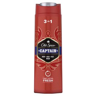 Old Spice Captain Sprchový gél a šampón 3v1 400 ml