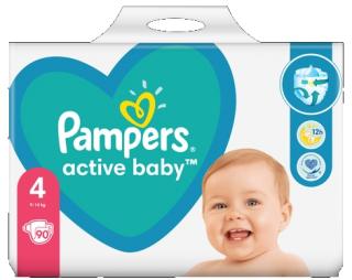 Pampers Active baby 4 Maxi (9-14kg) 90 ks