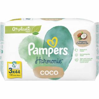 Pampers obrúsky Pure Coco Oil 3 x 44 ks