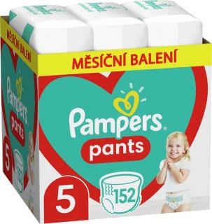 Pampers Pants 5 Junior (12-17 kg) 152 ks - mesačné balenie