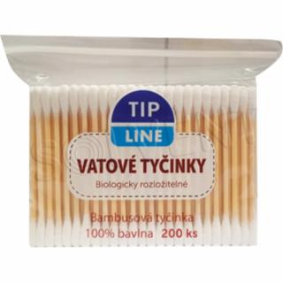 Tip Line vatové tyčinky (200ks/sac) Bambus