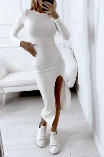 Dámske biele maxi šaty (Dámske biele maxi šaty)