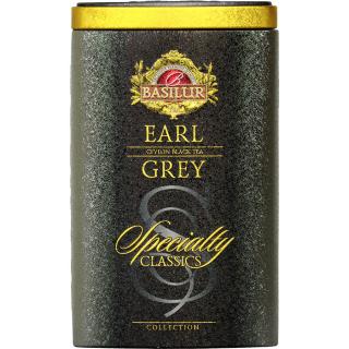 Basilur Earl Grey plech 100 g - čierny čaj, sypaný, plechová dóza