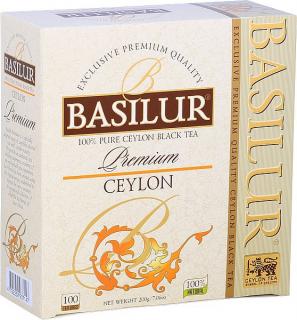 BASILUR Premium Ceylon - Čierny prémiový cejlónsky čaj, 100 porcií
