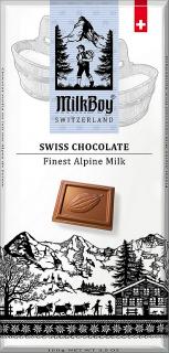 MILKBOY SWISS Mliečna čokoláda Najjemnejšie Alpine Milk 100g, bez lepku
