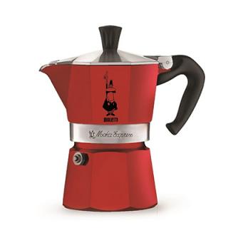 Bialetti Kávovar &quot;Moka Express&quot; červený na 1 šálku