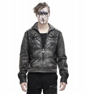 bunda pánska DEVIL FASHION - Teenage Riot Punk Distressed Veľkosť: S