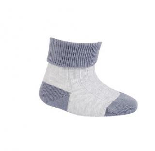 Bavlnené ponožky sivé, veľ. 18-20
