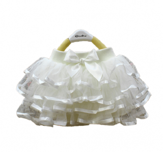 Detská tylová tutu suknička biela, veľ. 2-3 roky