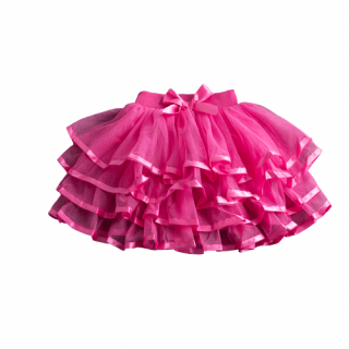 Detská tylová tutu suknička sýto ružová, veľ. 3-4 roky