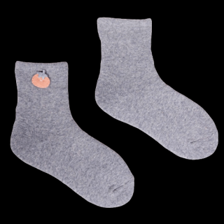 Detské termo froté ponožky sivé, veľ. 12-18 mesiacov