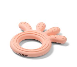 Silikónové ortho hryzatko Baby Ono Octopus ružové