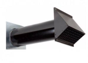 Ubbink Ventilačná výustka stenová pre prívod/odvod vzduchu,
izolovaná s protidažďovým krytom.