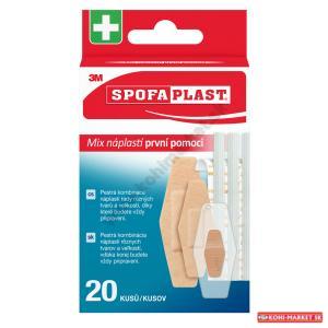 3M Spofaplast Náplasti prvej pomoci 607, mix, 20 ks