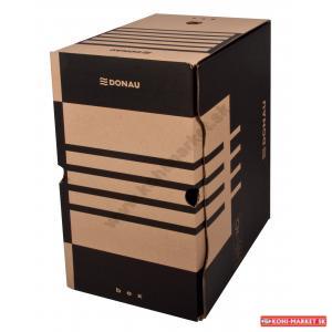 Archívny box DONAU 200mm hnedý
