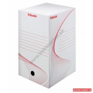 Archívny box Esselte 200mm biely/červený
