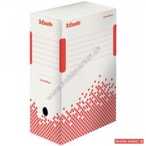 Archívny box Esselte Speedbox 150mm biely/červený